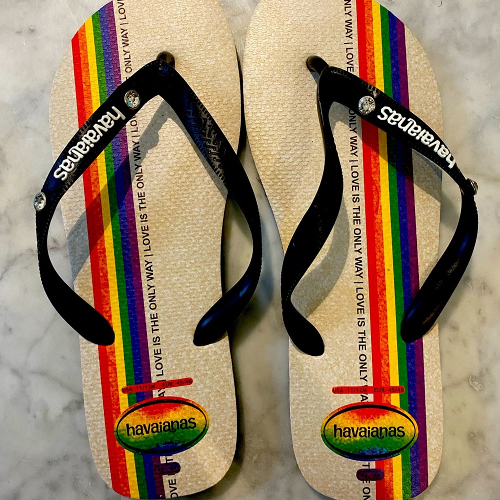 Only way is love rare Havaianas
